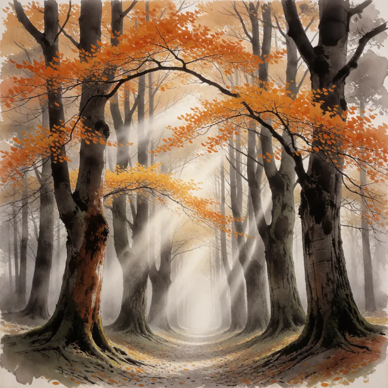 The Forest Does Not Speak, Yet Every Leaf Sings.