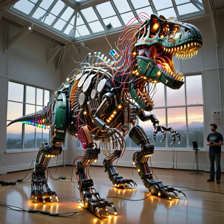 Transistors, A Gigantic T-rex Completely Reconstructed From...