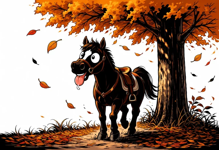 Safe, Masterpiece, Best Quality, Illustration A Cute Horse W...