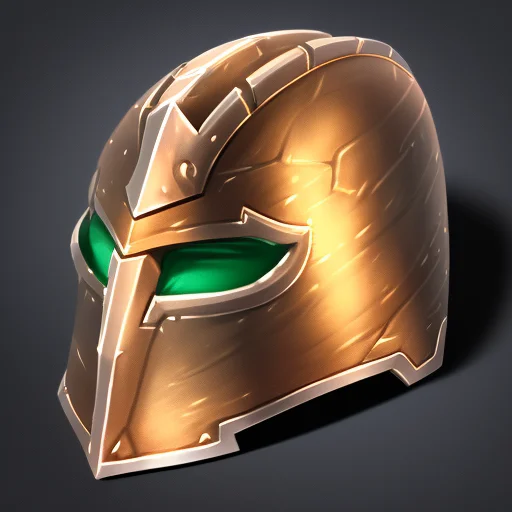 Rpgicondiff4 Picture Of Warriors Helmet, Side View