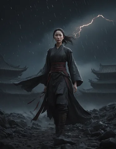 Ruan Jia Beautiful,loravalyrian Lord0.0,dark Asdxohnxs. Cine... — SDXL AI Prompt: ruan jia beautiful!,,dark asdxohnxs. cinematic vfx, ,dark sky background,