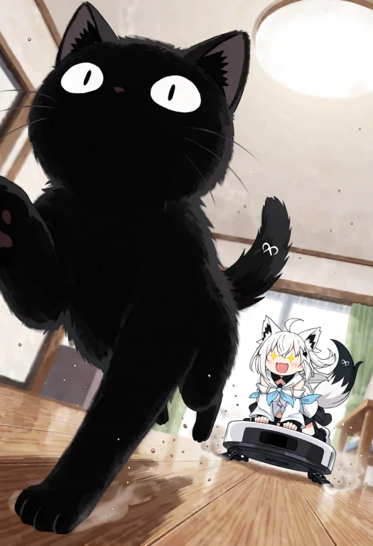748cmstyle, Shirakami Fubuki Hololive With Fox Ears And Tail...