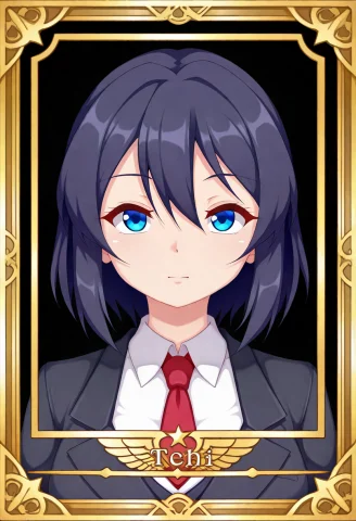 Sfw,bestquality,sourceanime,card Frame,1woman,solo,psychopat... — Stable Diffusion AI Prompt: SFW,best_quality,source_anime,card frame,1woman,solo,Psychopath