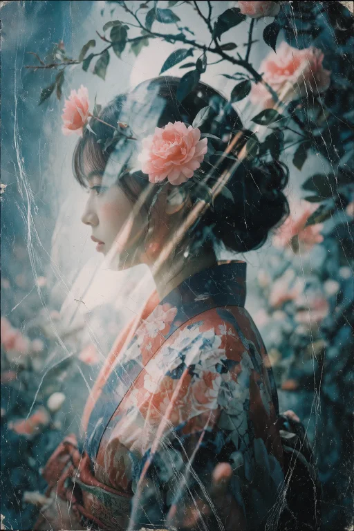 Heavily Weathered Vintage Analog Film Aesthetic, Covered In...