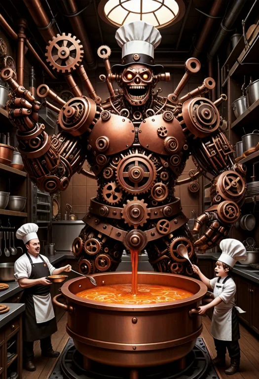 Masterpiece, Best Quality, Absurd Deadpan Steampunk Comedy,...