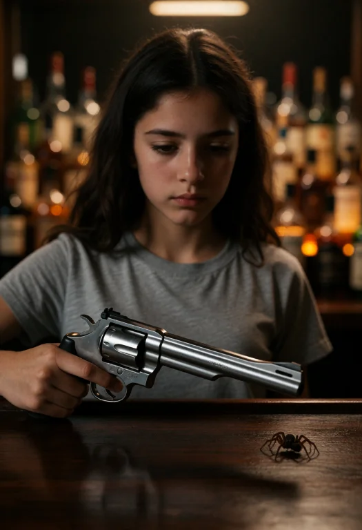 A Cinematic Medium Close-up Shot Captures A Sixteen-year-old...