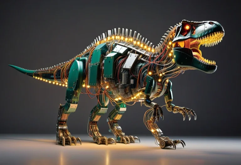 Transistors, A Giant Tyrannosaurus Rex Built Entirely From D...