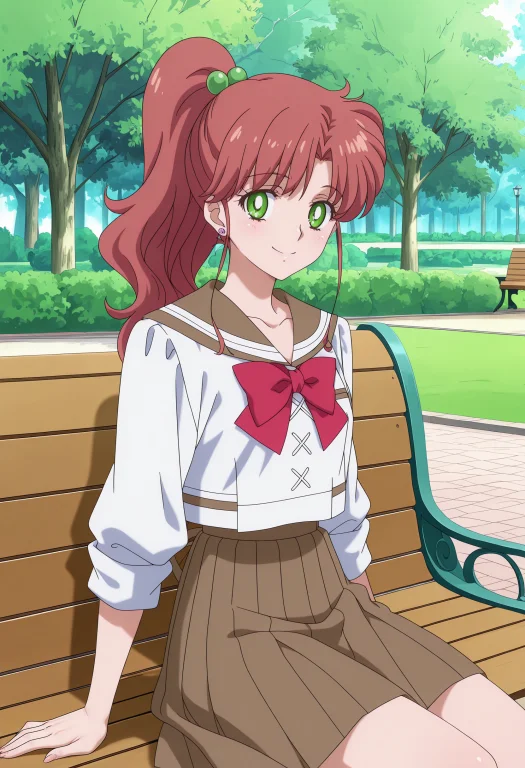 Anime Coloring, Masterpiece, Best Quality, Outdoors, Park, S...