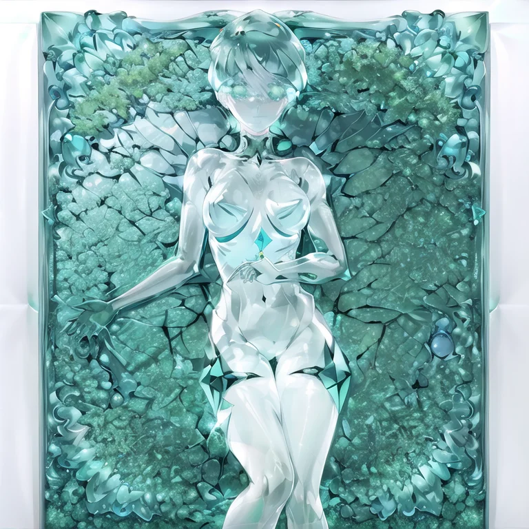 Masterpiece, Highres, High Quality, Glasssculpture, Transluc...