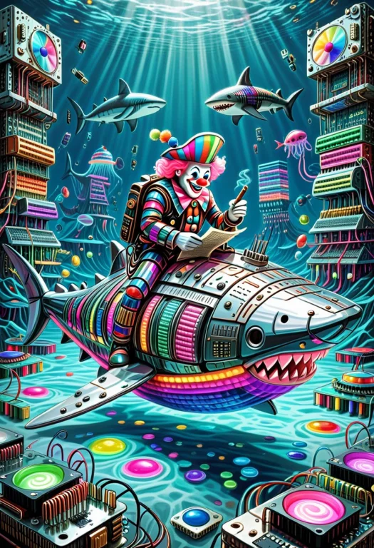 Made Of Transistors, Transistors-style, Futuristic-enhanced-...