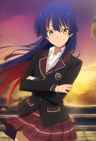 Masterpiece, Best Quality, 1boy, Solo, Long Hair, Twilight-c... — Stable Diffusion AI Prompt: masterpiece, best quality, 1boy, solo, long hair, twilight-colored hair, yellow...