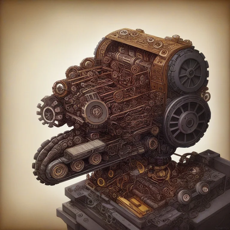 Make A Palace Made Out Of Interlocking Gears Multiple Cogs...