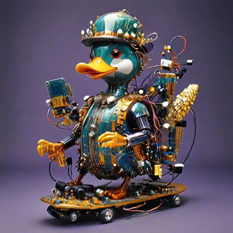 Transistorsxl, Full Body, Wide Angle, Eccentric Character Ri...