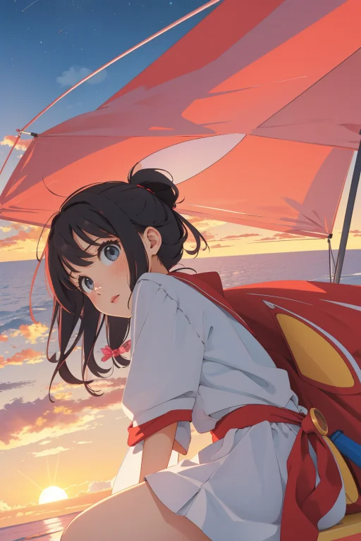 1girl, Loramagotsuki0.8, Homer Defined, It Is Pure, At Sunse...