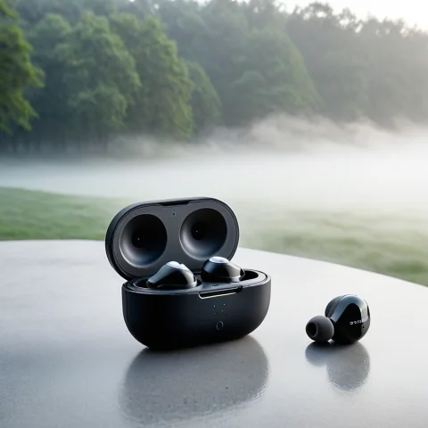 Loratech3morningmistv10.80, Techmorningmist, A Wireless Earb... — SDXL AI Prompt: , techmorningmist, a wireless earbuds case surrounded by soft foggy morning mist...