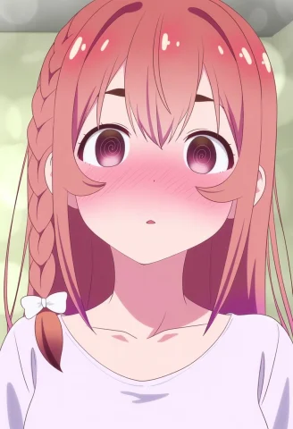 Sumi Sakurasawa, Rent A Girlfriend, Long Pink Hair In Side B... — Stable Diffusion AI Prompt: sumi sakurasawa, rent a girlfriend, long pink hair in side braids with white bow...