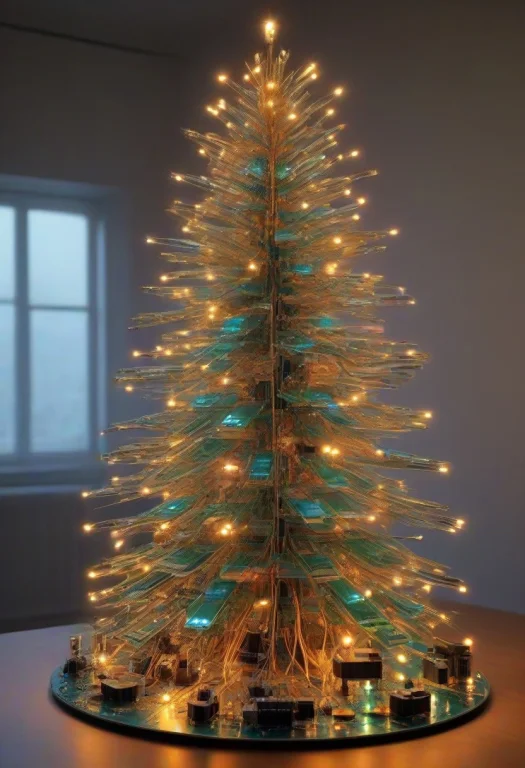 Loratransistorsxllora1, Transistors,  Christmas Tree With Gr...