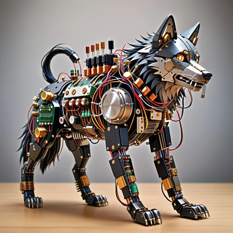 Wolf Steampunk Transistors Up