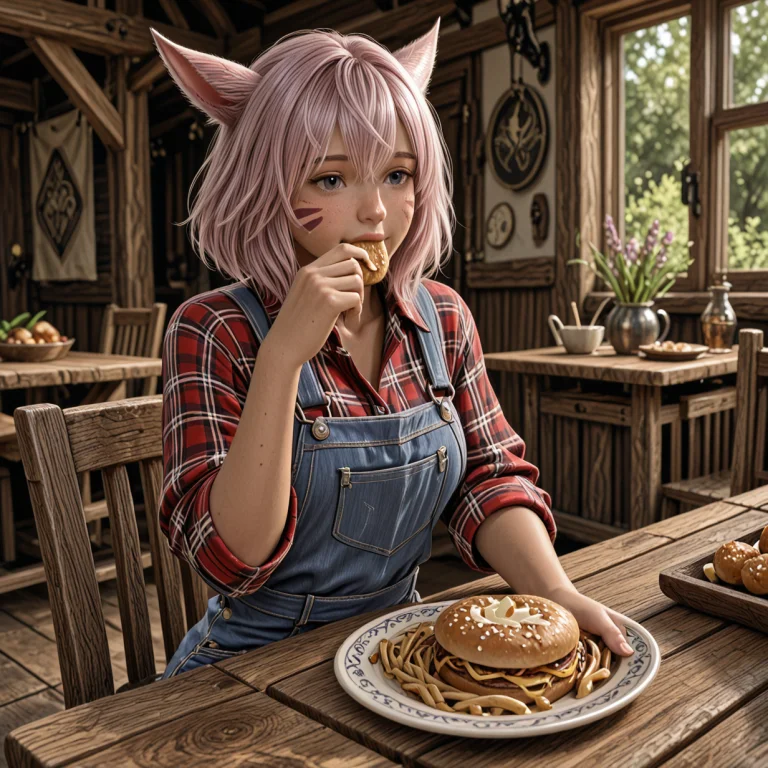 Masterpiece, Young Girl Cemi, With Miqote, Wearing Coveralls...