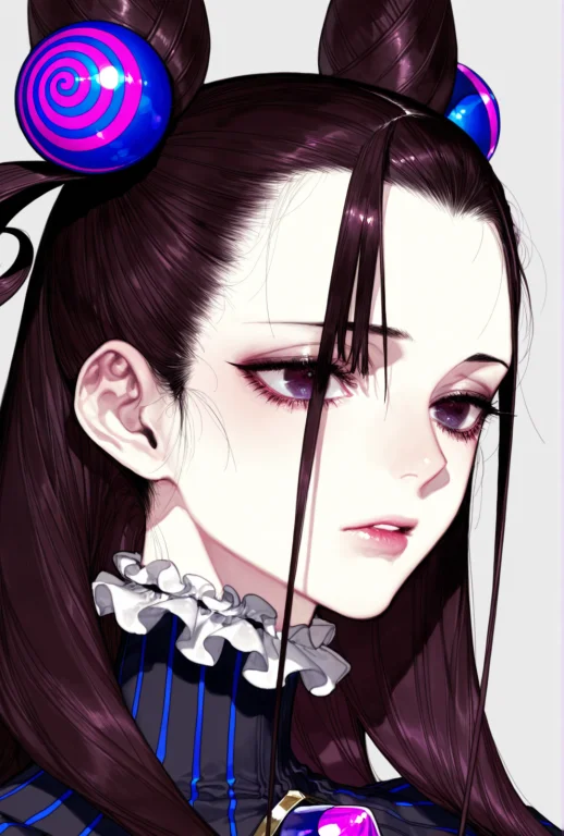 , 1girl,lips,murasaki Shikibu Fatepigeon666portrait