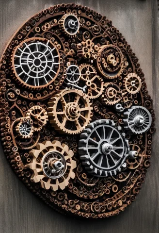 Lego Style Gears, In A Urban Setting — SDXL AI Prompt: LEGO style gears, in a urban setting