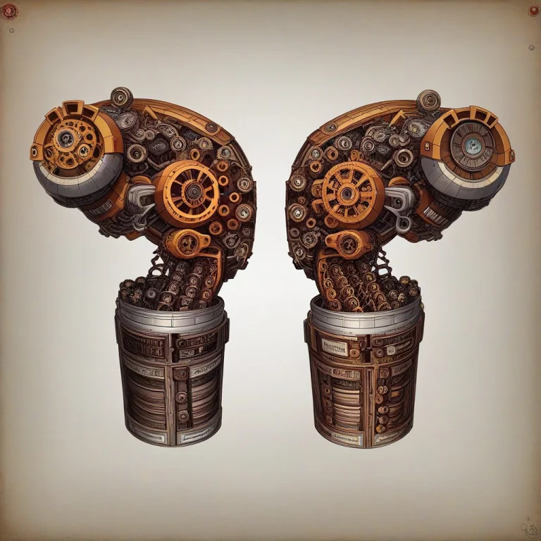 Make A Mug Made Out Of Interlocking Gears  Multiple Cogs Of...