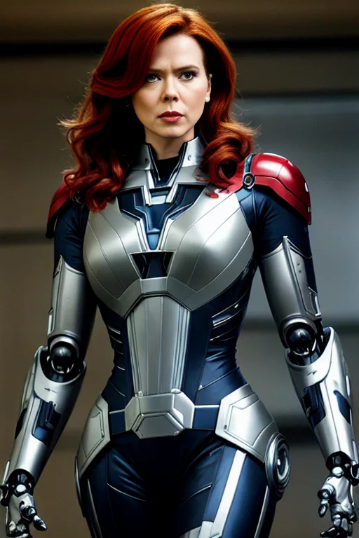 Itrobo2022 Robot Natasha Romanoff , Scene From The Movie, Ci...