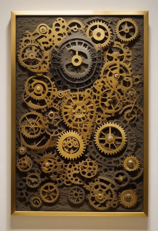 A House Of Gears, Mechanical Architecture, Intricate Clockwo...