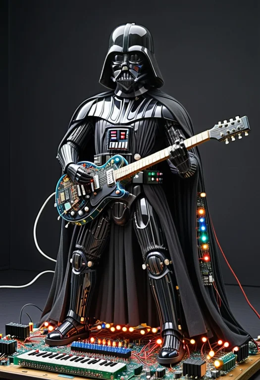 Made Of Transistors, Statue Of Darth Vader, Sunglasses, Play...