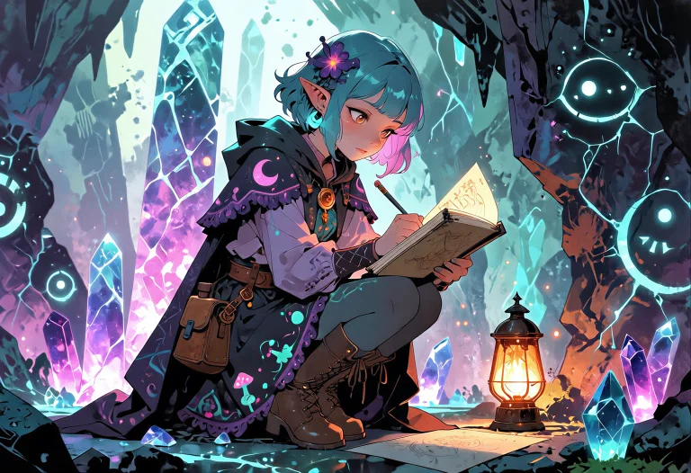 Tigger Creepycutemagicprepend Azure Youth Anime Art Style.pr...