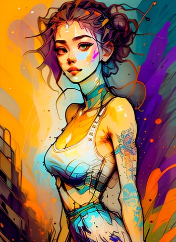 Alfons Mucha Style Award Winning Half Body Portrait Of A Bea... — Stable Diffusion AI Prompt: Alfons Mucha; style award winning half body portrait of a beautiful woman in a c...