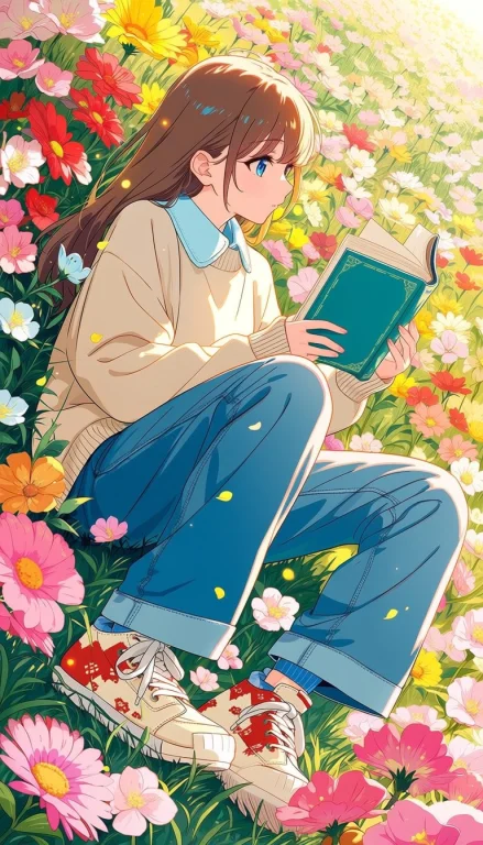 Masterpiece, Best Quality, Very Aesthetic, A Serene Anime Fi...