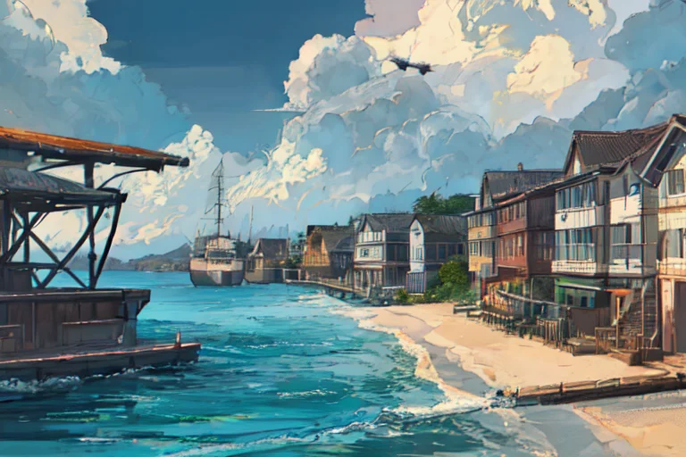 Masterpiece, Best Quality, Ultra-detailed, Illustratio, Sea...