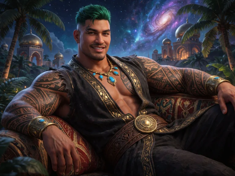Photography Of A Very Muscular Handsome Polynesian Man, 36 Y...