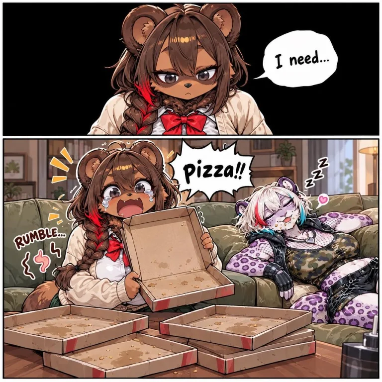 Panel 1 Against A Simple Black Background, The Tanuki Charac...