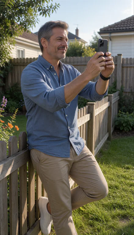 Casualphonex7, A Middle-aged Man With Short Graying Hair And...