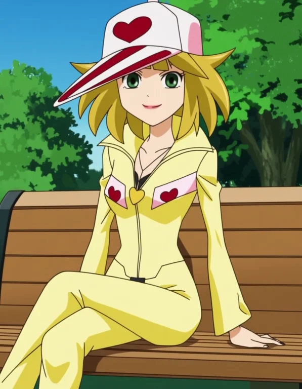 Aikaminari, 1girl, Solo, Unmasked, Blonde Hair, Green Eyes,...