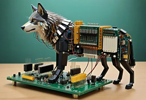 Transistors, The Wolf And The Lamb, Meme, Masterpiece1.3 Bes... — SDXL AI Prompt: Transistors, The Wolf And The Lamb, meme, (Masterpiece:1.3) (best quality:1.2) (...