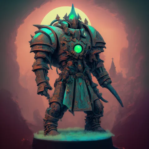 0 Neonmutation Cthulubishop Grimknights1 — Stable Diffusion AI Prompt: 0 NeonMutation CthuluBishop (GrimKnights:1)