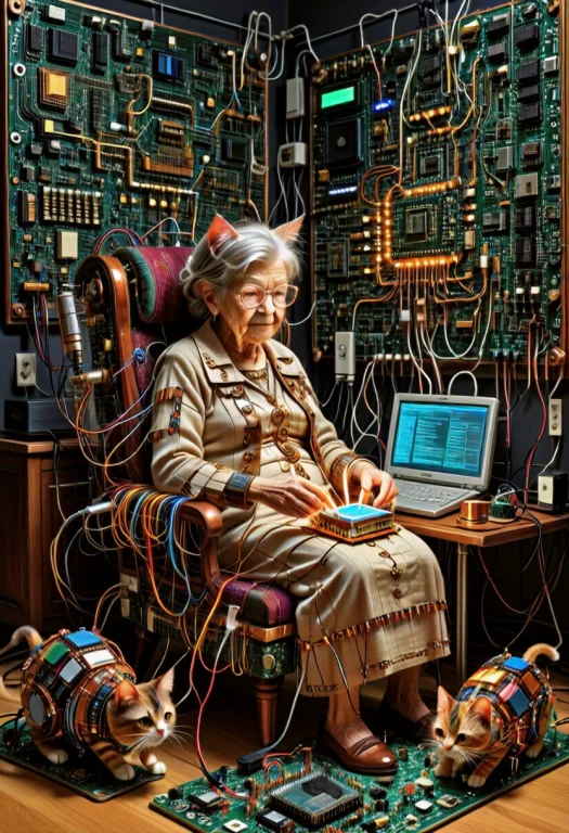 Transistors. Masterpiece, Best Quality, Hilarious Whimsical...