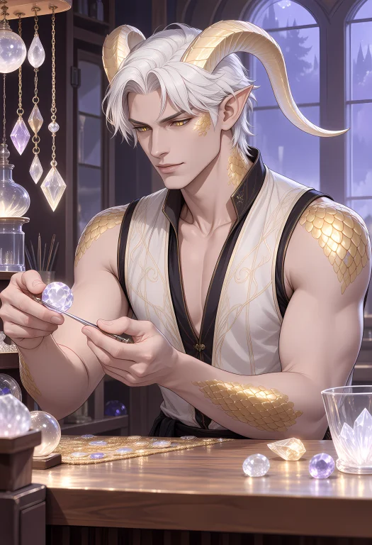Dragonkin. A Close Fantasy Character Study Shows One Clearly...