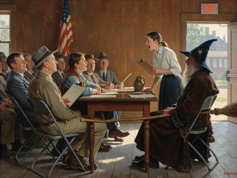A Narrative Realist Oil Painting In Warm Naturalistic Light,...
