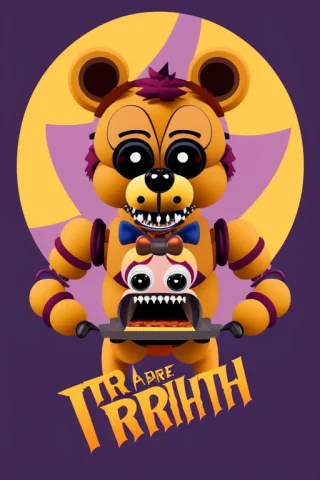 Vector Image1.3 Of,frightening1.3 Lorafnaf0.75 Male, Freddyf... — Stable Diffusion AI Prompt: (Vector image:1.3) of,(Frightening:1.3) male, (FreddyFNAF) FNAF, ClassicAnimatr...