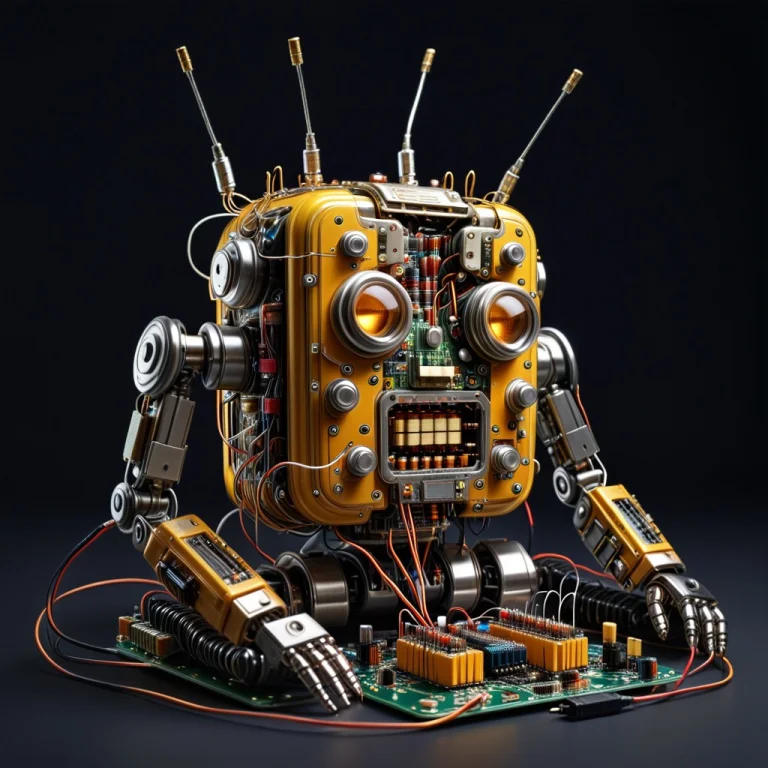 Masterpiece, Best Quality, Highly Detailed, A Robot Dreaming...