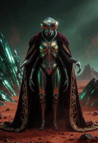Full Body Character Sheet, Centered Orthographic View, V67 I... — Stable Diffusion AI Prompt: Full body character sheet, centered orthographic view, V67 insectoid hive comman...