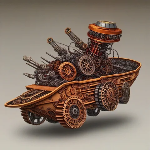 Make A Gear Ship Interlocking Gears Multiple Cogs Of Variou... — SDXL AI Prompt: Make a gear ship Interlocking gears — Multiple cogs of various sizes meshing tog...