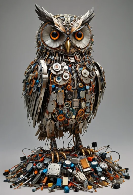 Transistors ,. Create A Towering, Intricately Constructed Me...