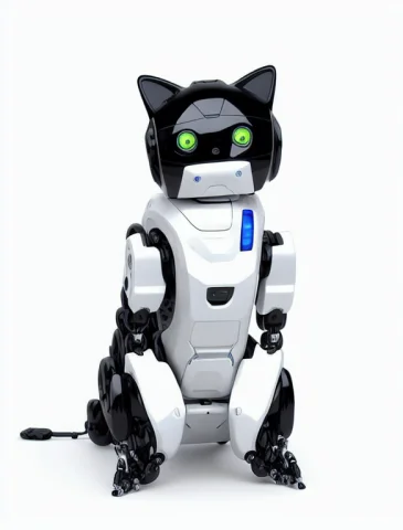 Itrobo2022 Robot Cat — Stable Diffusion AI Prompt: (itrobo2022)+++ robot cat