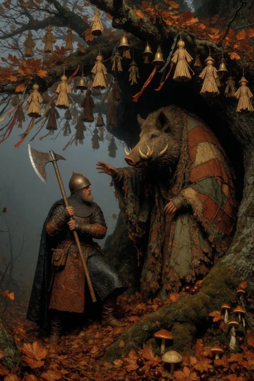 Baroque Composition, Vermis-inspired Autumncore Fantasy Pain...