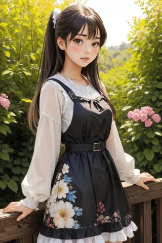 1girl, Loraniangao0.5, Popular Art By John Constable And Yum... — Stable Diffusion AI Prompt: 1girl, , popular art by John Constable and Yumihiko Amano, [ blackberries, Epic,...